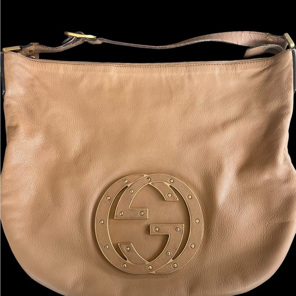 Gucci Camel  Blondi Studded Soho - Picture 3 of 8